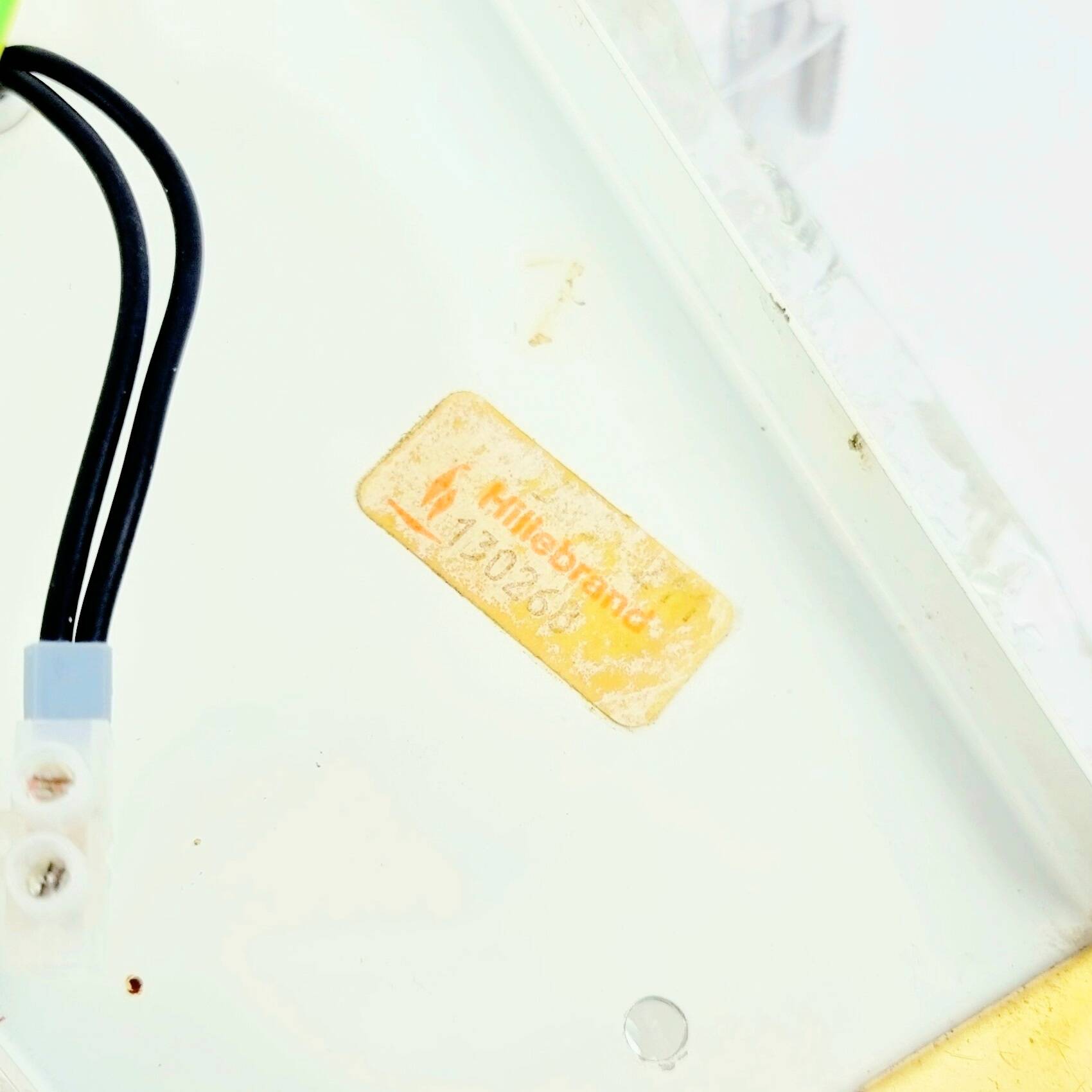 Large Mid-Century Murano Glass & Brass Wall Lamp from Hillebrand, 1960s/70s