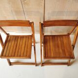 Pair of folding chairs
