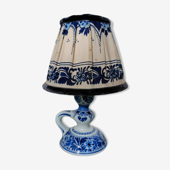 Petit lampe/bougeoir vintage Delft