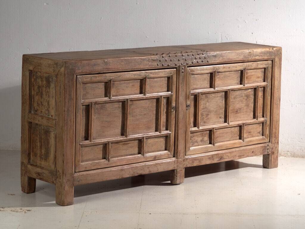 Antique pine panelled buffet – China, circa 1900