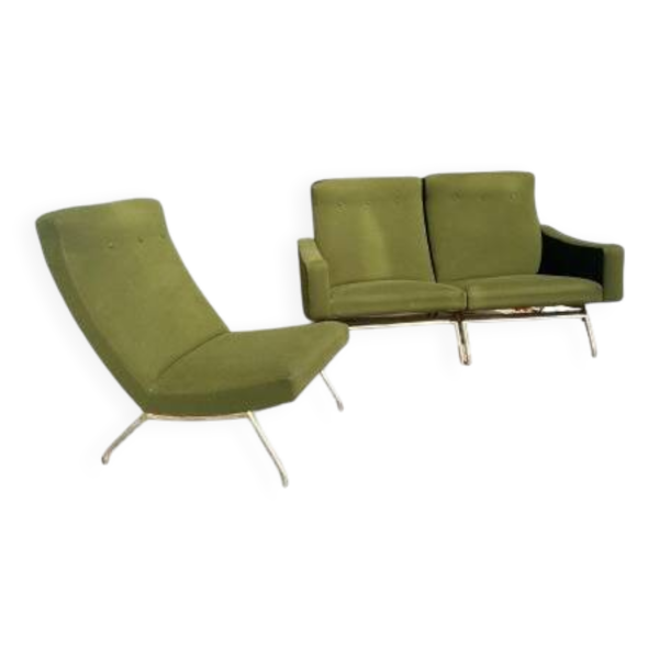 3 fauteuils signés Gilbert Steiner, — Beyit