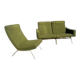 3 armchairs signed by Gilbert Steiner,