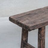 Primitive Wooden Belgium Bench