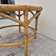 Vintage 1960s rattan coffee table