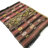Oushak Handwoven Tribal Kilim Rug