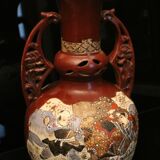 Satsuma Handle Vase Japan