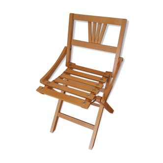 Chaise pliante en bois pour enfant