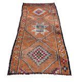 Vintage Kurdish Herki Rug Runner , 192 x 90 cm