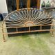 headboard in wicker and rattan