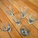 Series of 6 old glass verrines in excellent condition