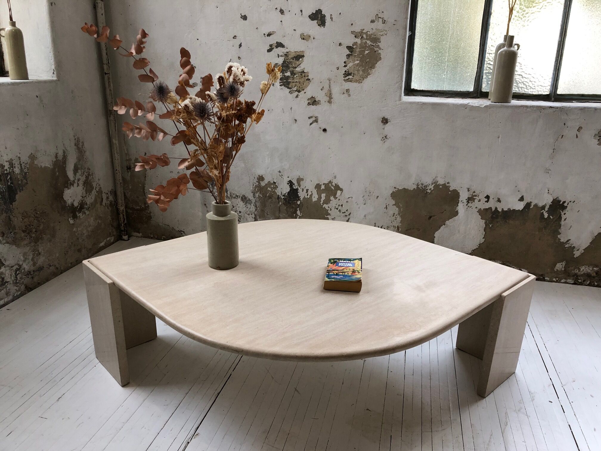 Stone eye coffee table