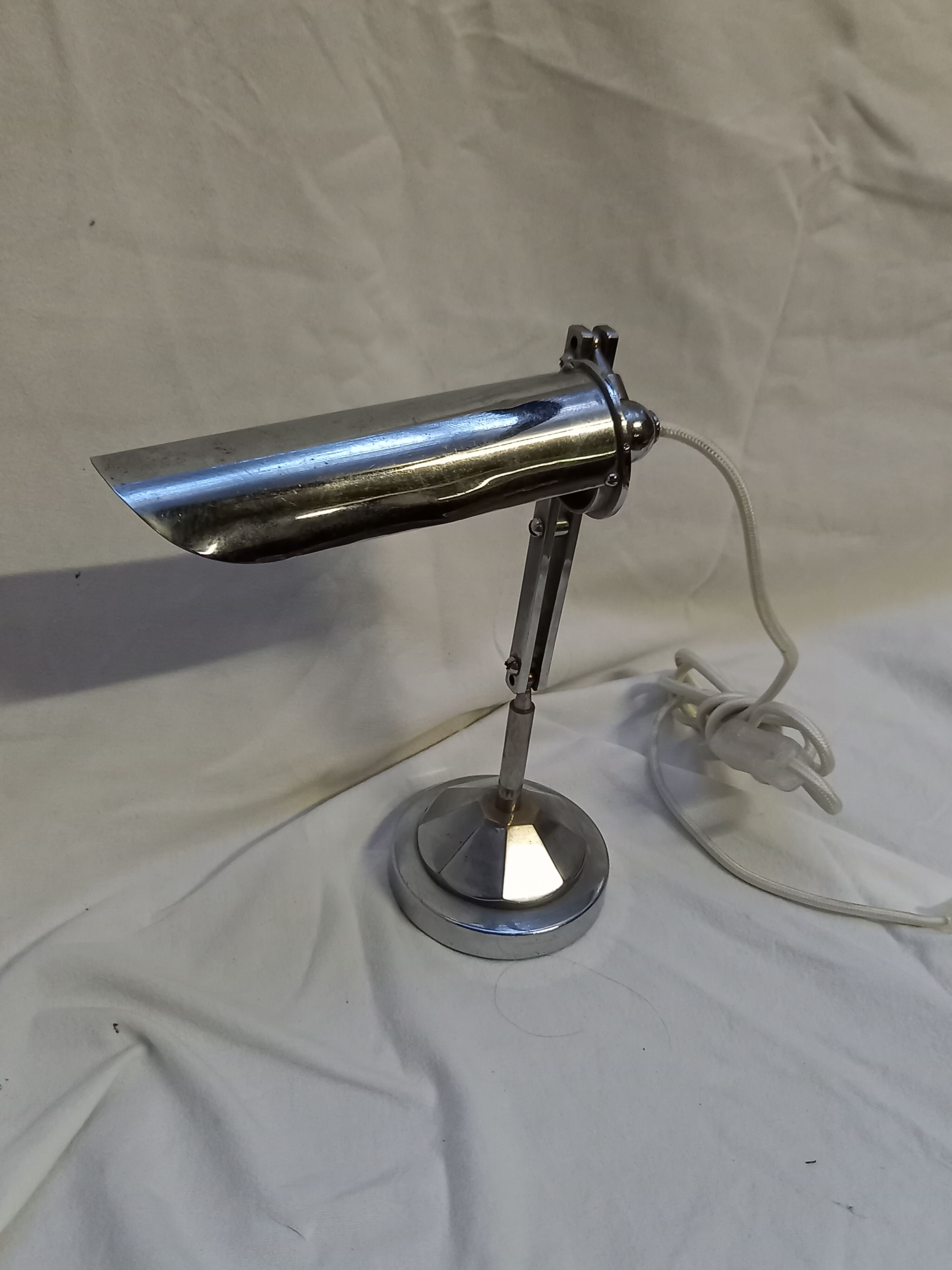 Vintage metal piano lamp 1940s/1950s