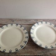 Paire de plats Terre de Fer