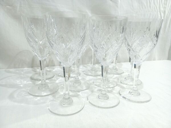 11 verres à eau  saint-louis- modèle chantilly