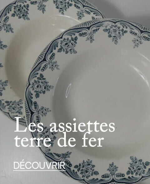 Assiettes terre de fer