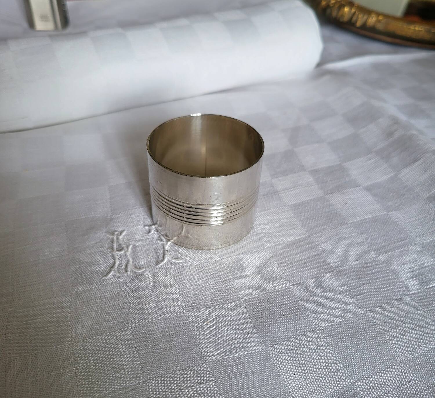 Silver Metal Napkin Ring