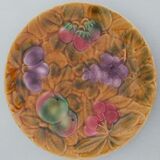 Slip dish signed sarreguemines