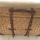 Wicker suitcase vintage rattan leather deco antique