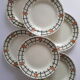 Set of 6 flat plates St amand vintage vintage