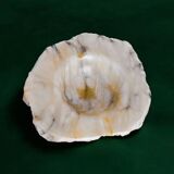 Beige alabaster ashtray by Romano Bianchi, Italy, 1970s