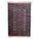 Handmade vintage Uzbek Bukhara rug 64cm x 94cm 1950s