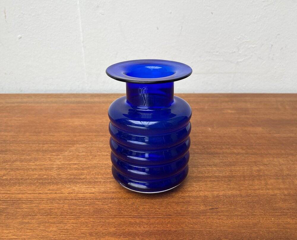 Vintage Glass Vase by Narita Voigt for VEB Glaswerk Harzkristall, GDR, 1970s