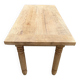 Solid oak side table