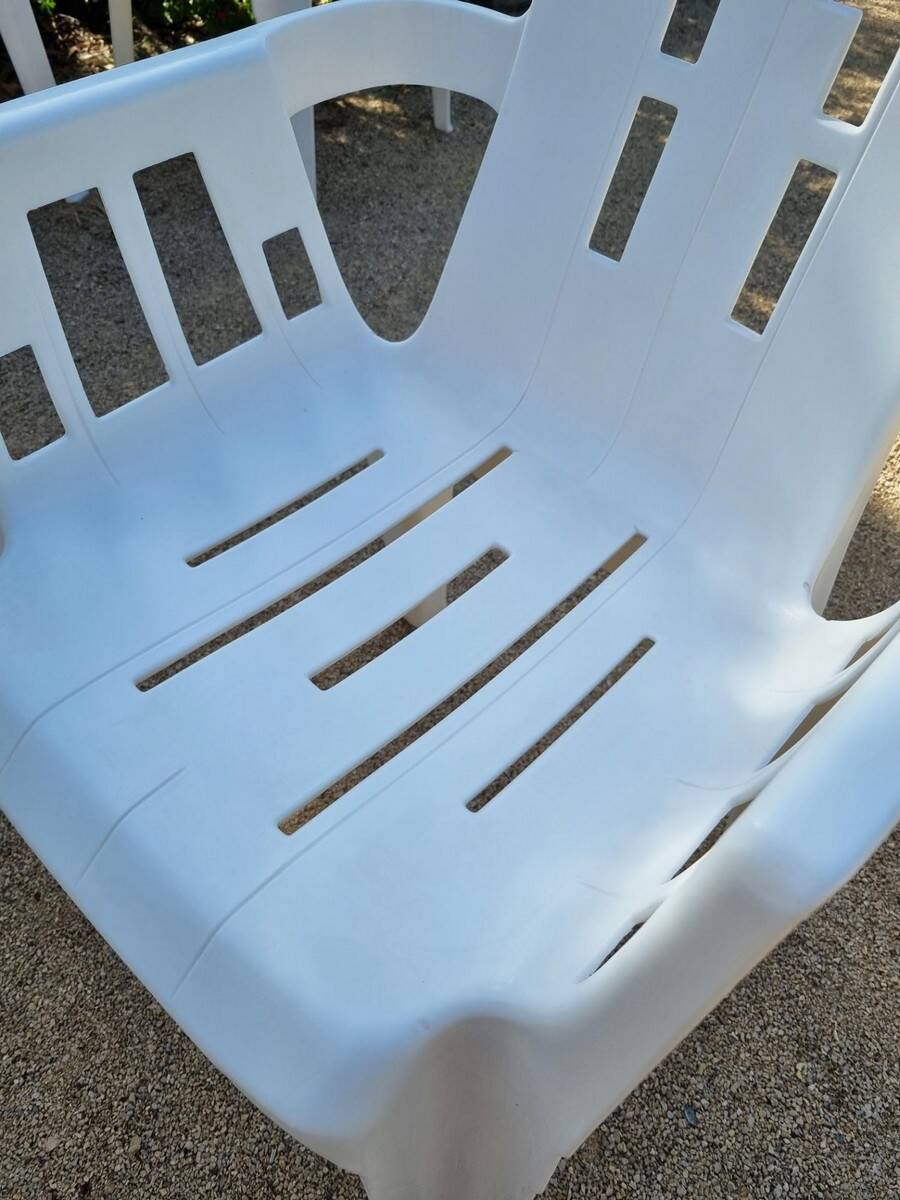 Stackable Plastic Boston Chair by Pierre Paulin for Henry Massonnet 1980s