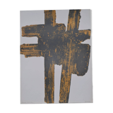 Pierre Soulages: Etching 18th century - Original signed poster