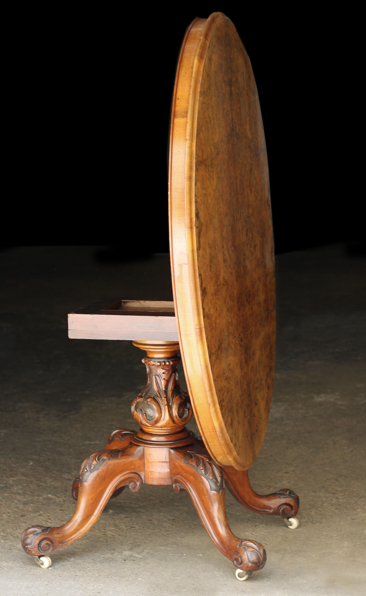 Superbe table john furlong en acajou (vers 1865) !