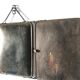 Triptych mirror barber 25x59 vintage 1940