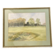 Watercolor Landscape Golf Course signed