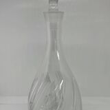 Chiseled crystal decanter