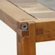 Coffee table by Pierre Chapo in solid elm and ceramic – circa 1960