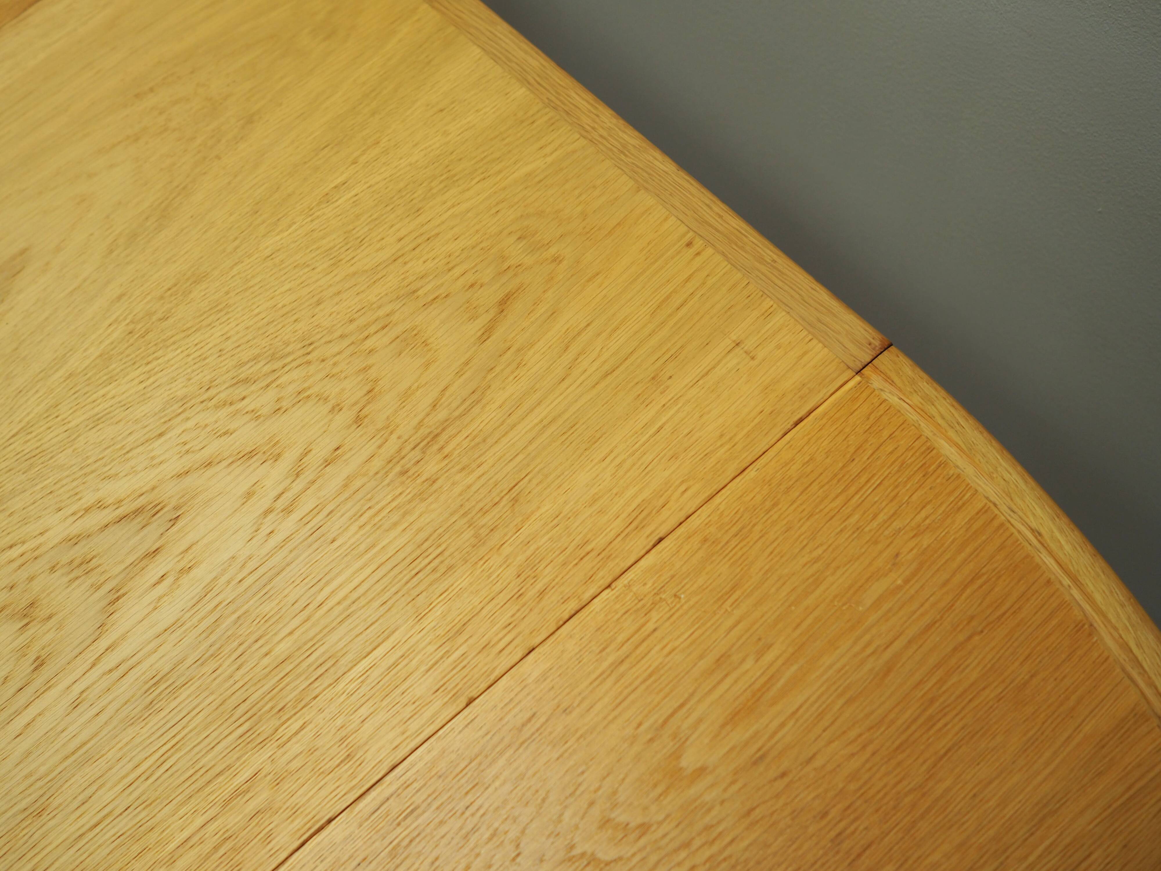 Ash round table, Danish design, 1960s, production: Denmark