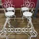 Wrought iron garden furniture
