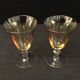 Serie de 10 verres de couleurs