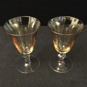 Serie de 10 verres de couleurs