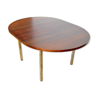 Rosewood and Chrome Dining Table 1960