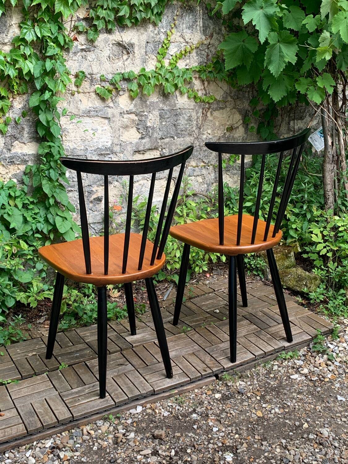 Pair of Scandinavian chairs 1950