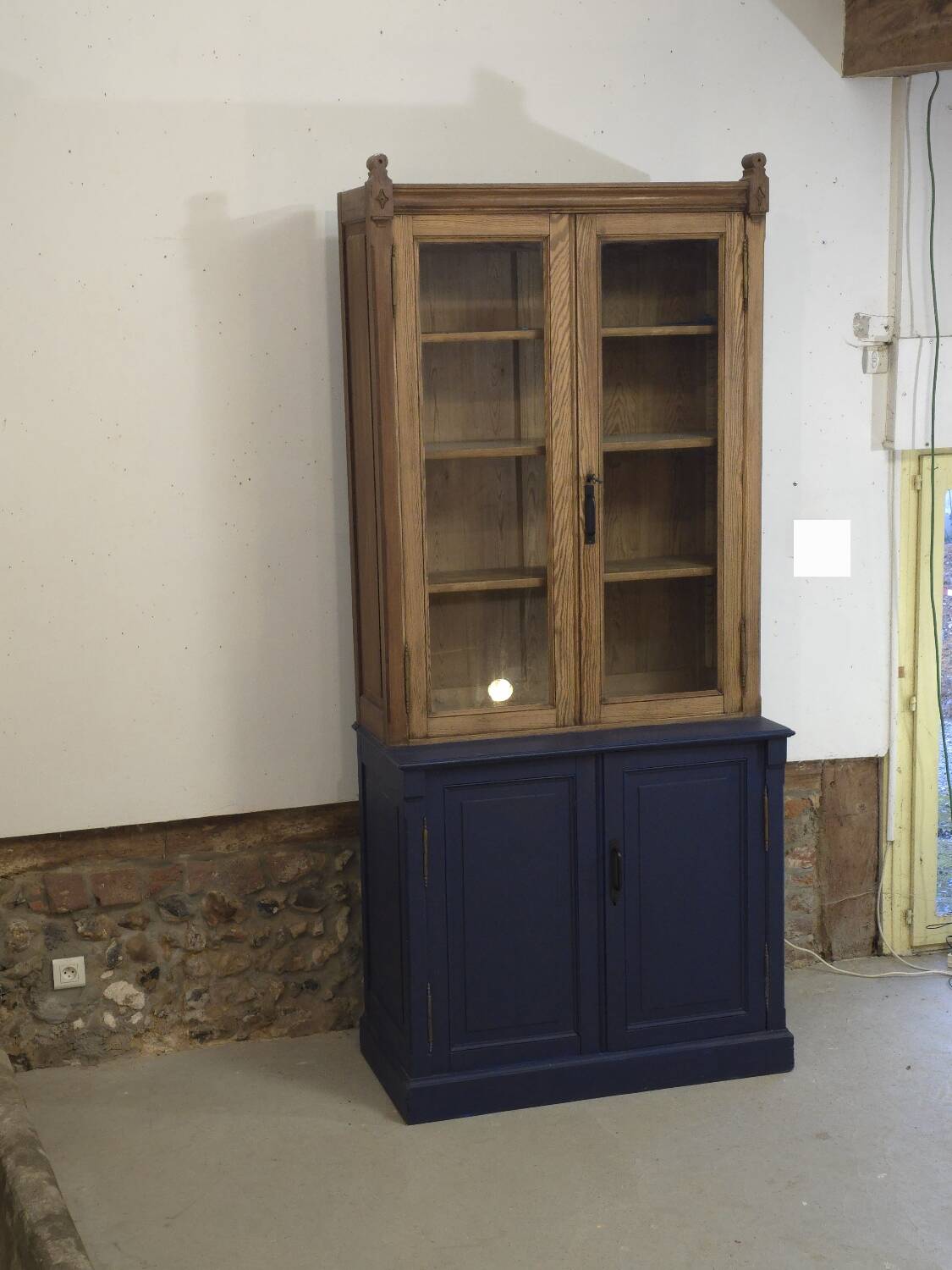 Old pharmacy display case circa 1930