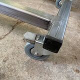 Double-sided workshop mirror on wheels 104x53 cm