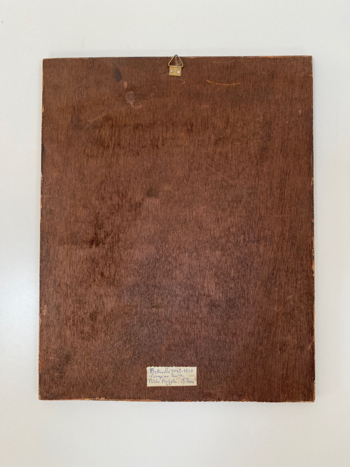 Religious icon on gilded wood: The Madonna of the Book