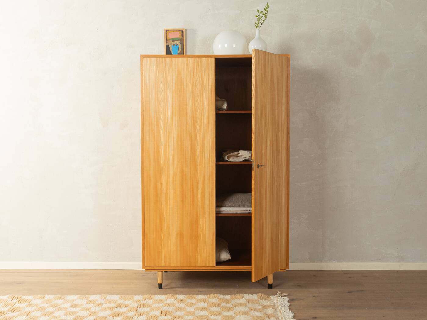Rare wardrobe from the 1950s by Erich Stratmann for Oldenburger Möbelwerkstätten