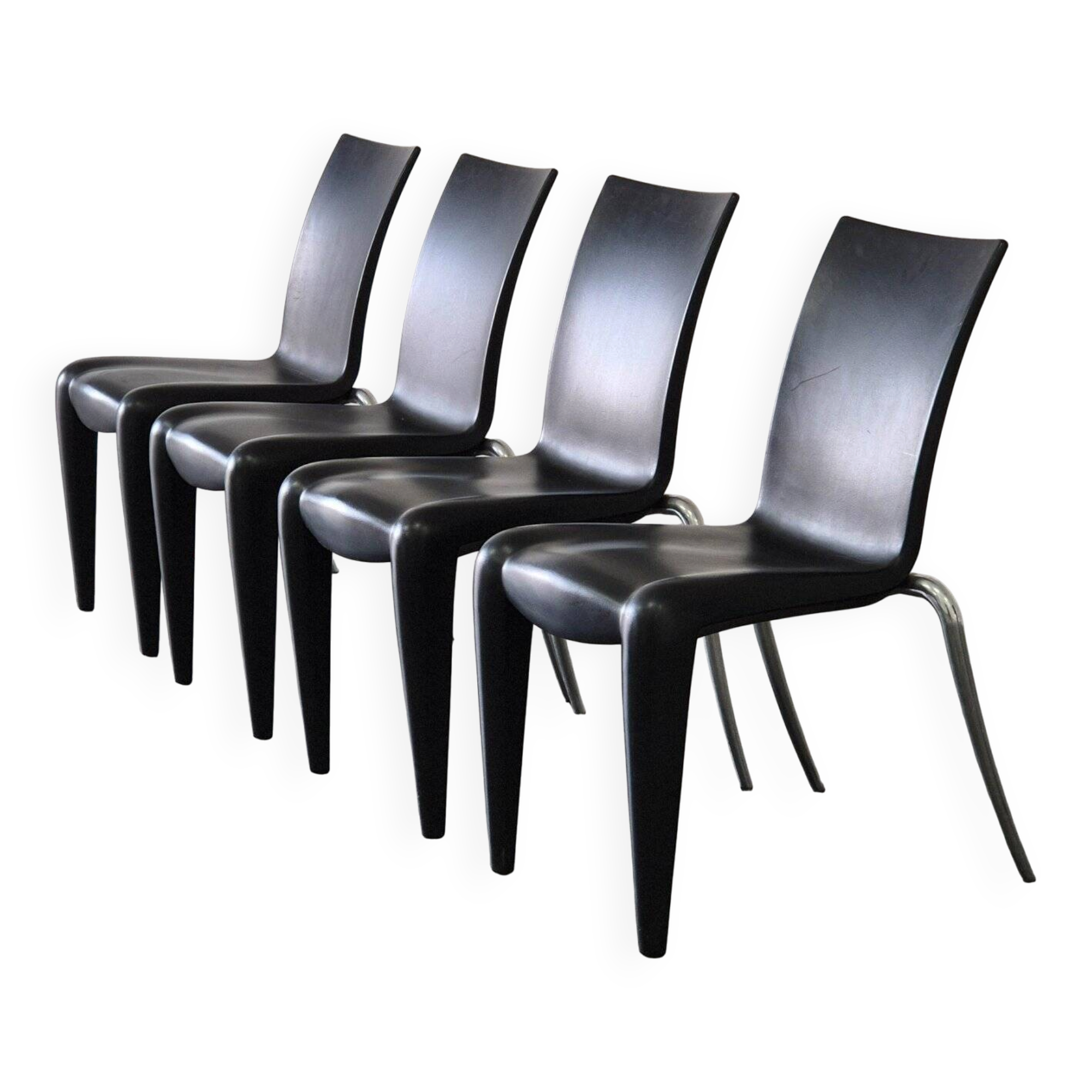 Vintage Chair Louis 20 by Philippe Starck for Vitra, 1990s, Set of 4