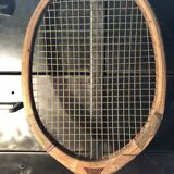 Wooden tennis racket