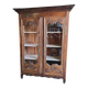 Showcase bibliotheque louis xv in chene of the xix th century