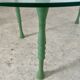 Old bean coffee table free form glass top Italian design 80s vintage