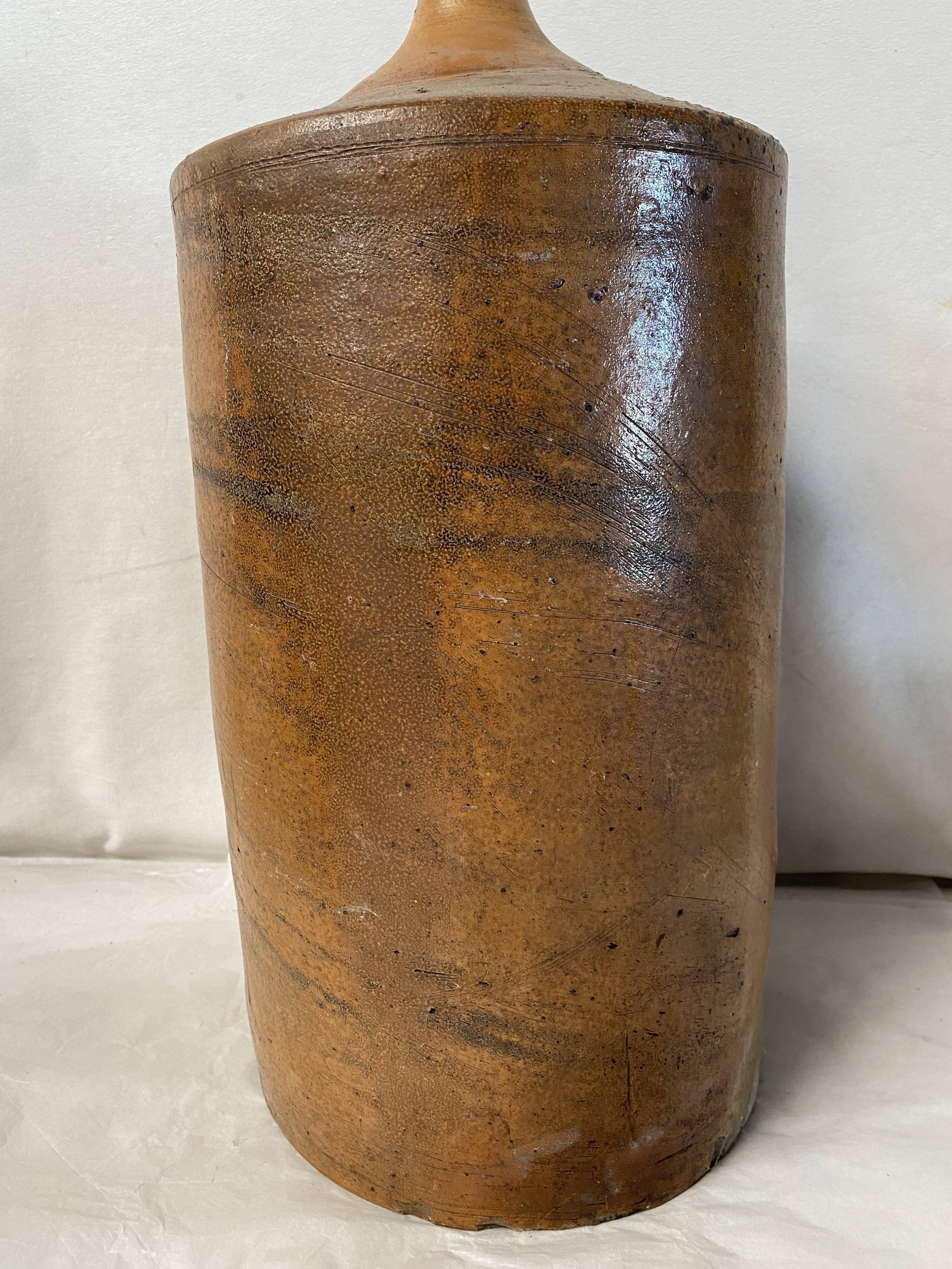 Bottle made of ancient sandstone