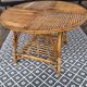 table basse rotin vintage, style Audoux et minet